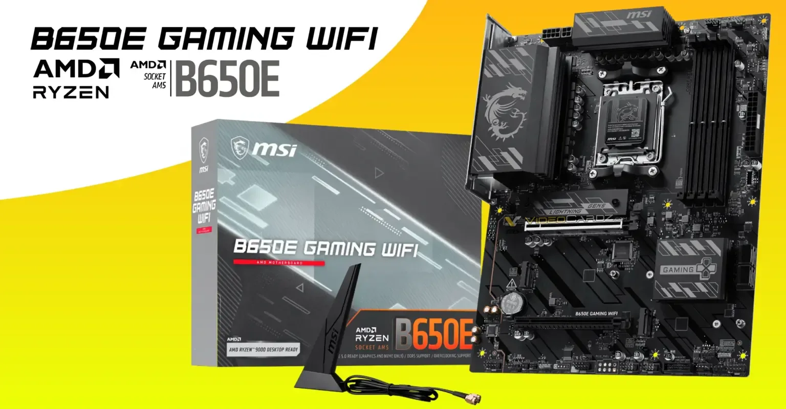 MSI po latach po cichu dodaje swoją pierwszą płytę główną B650E do oferty AM5