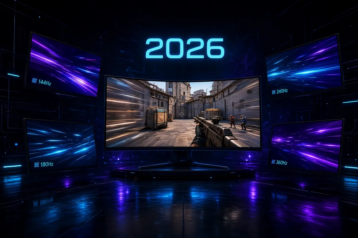 Sierpień 2026 - jaki monitor do gier wybrać? Przegląd modeli od 144 Hz, rynkowe trendy i technologie przyszłości
