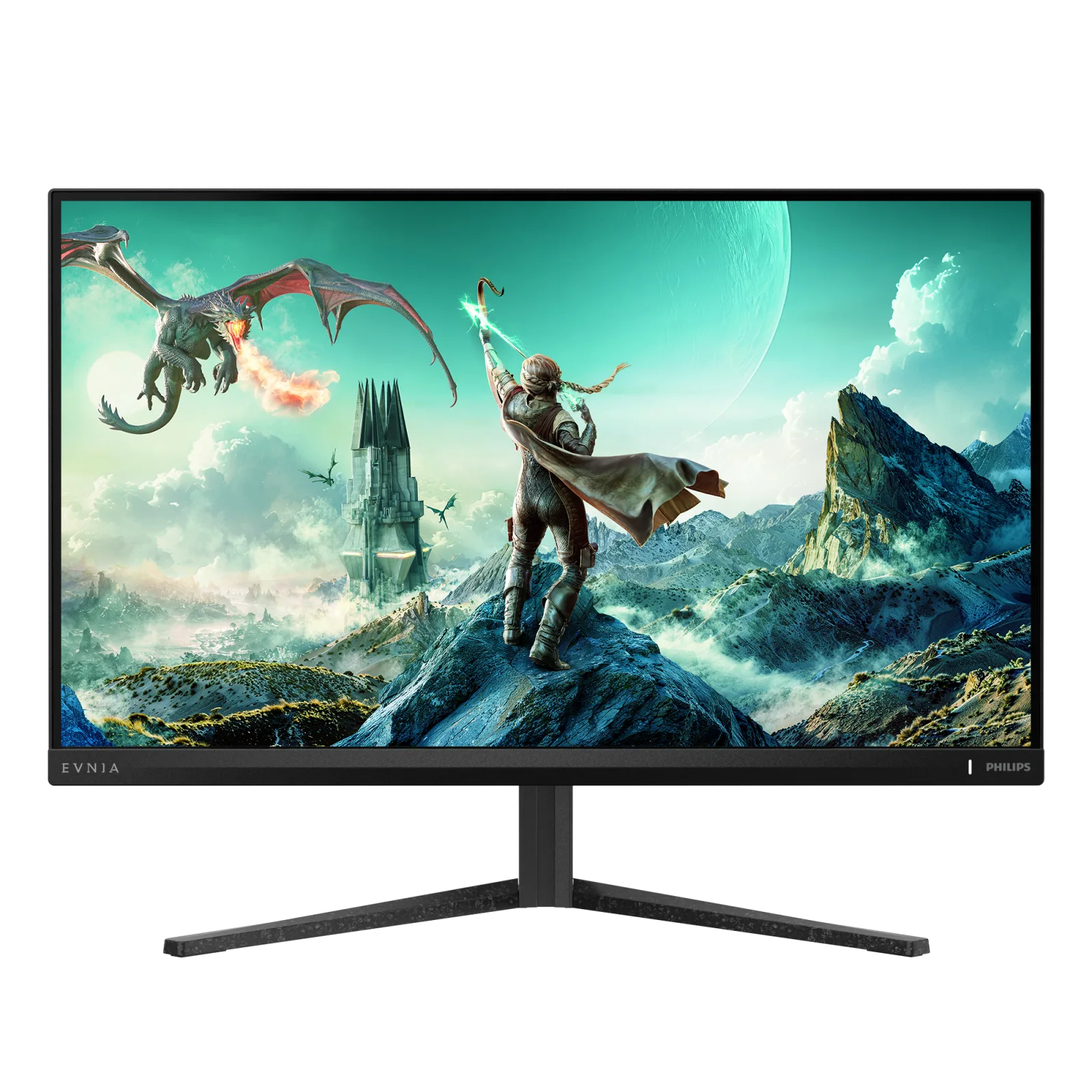 Monitory Philips Evnia dla graczy PC i konsol: QD-OLED, tryb Dual-Mode i podświetlenie Ambiglow – zdjęcie 1