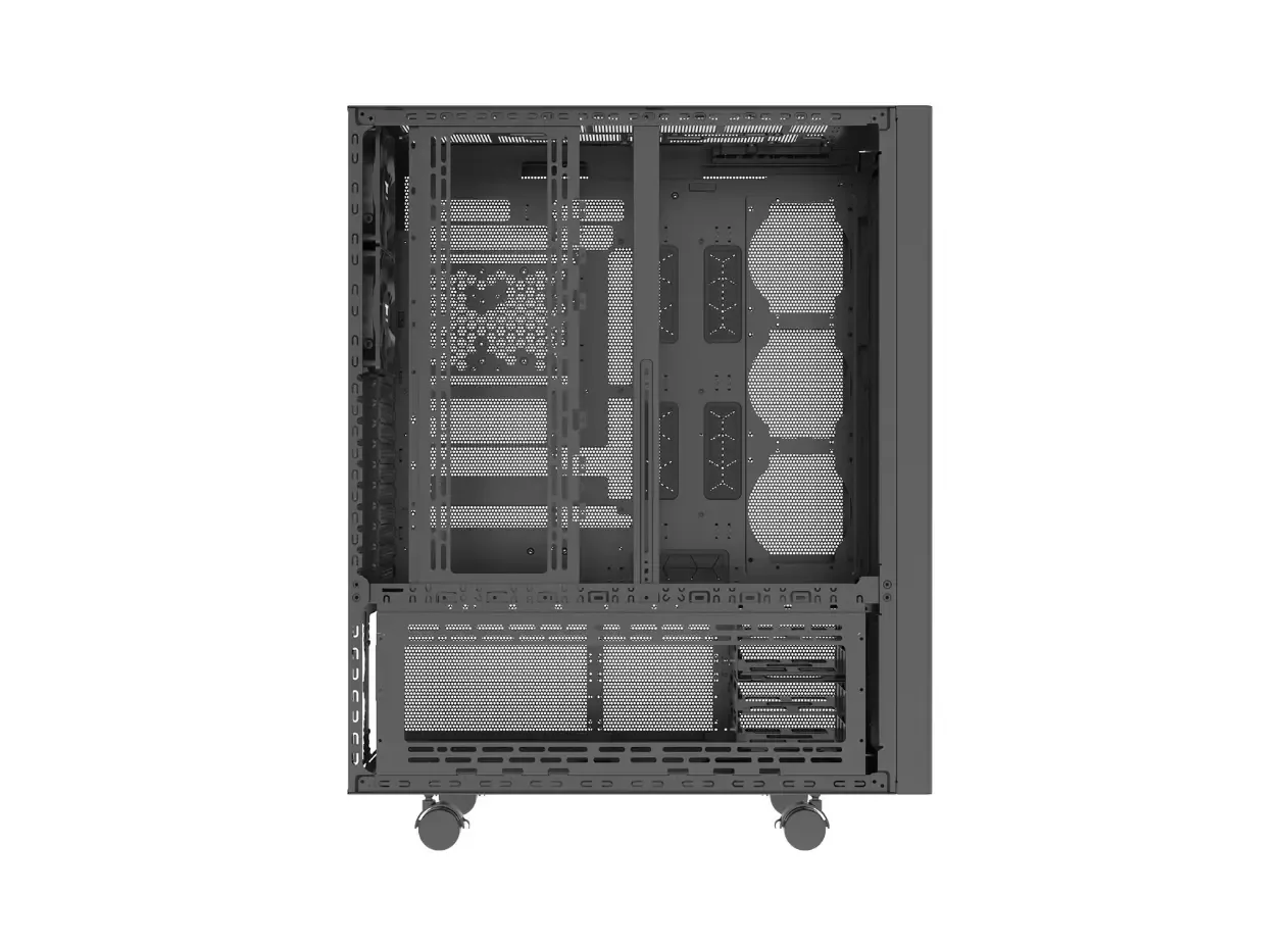 Thermaltake AX600 Pro: Potężna obudowa Full Tower obsługująca dwa zasilacze ATX i aż 20 wentylatorów – zdjęcie 2