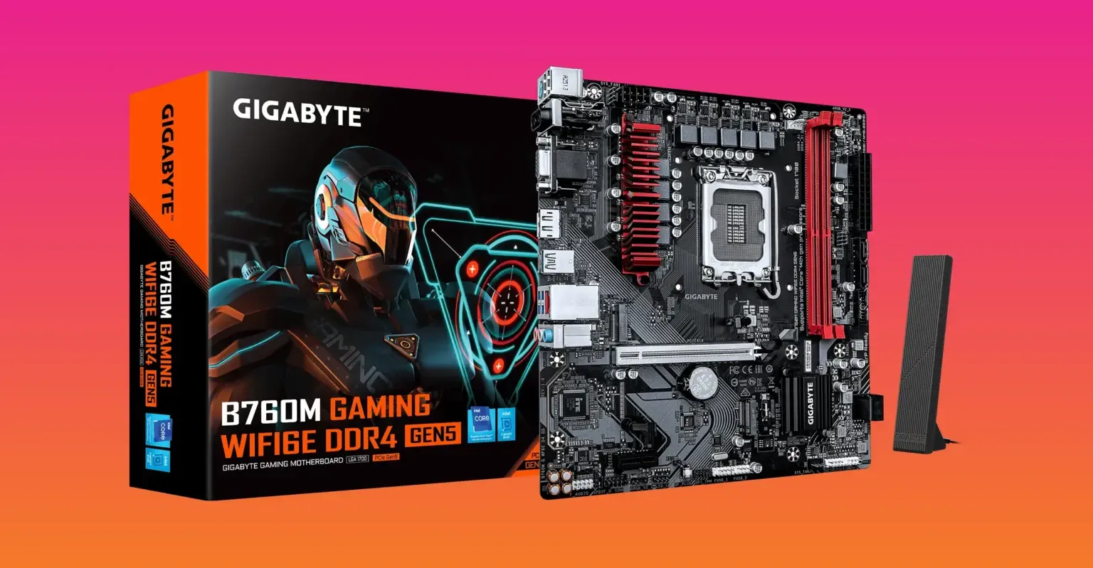 Gigabyte odświeża płytę B760M GAMING DDR4: Dodano interfejs PCIe 5.0 i łączność Wi-Fi 6E